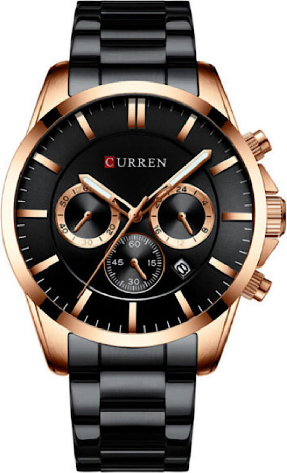 Ανδρικό Ρολόι Curren 8372 Black