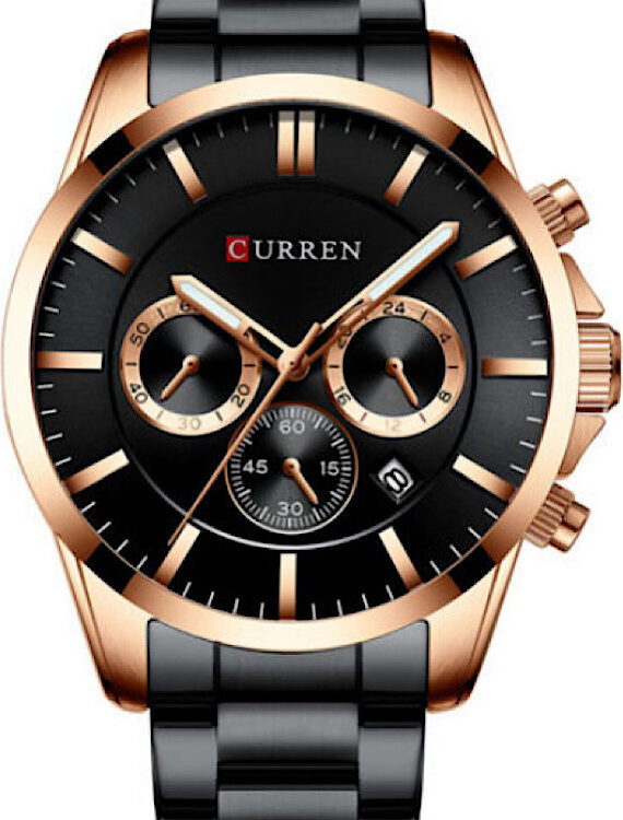 Ανδρικό Ρολόι Curren 8372 Black