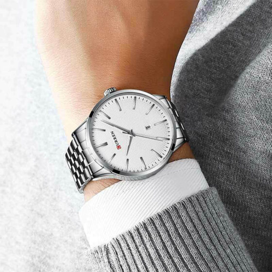 Ανδρικό Ρολόι Curren 8364 Silver-White - Image 2