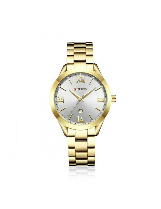 Γυναικείο ρολόι CURREN 9007 Gold-White