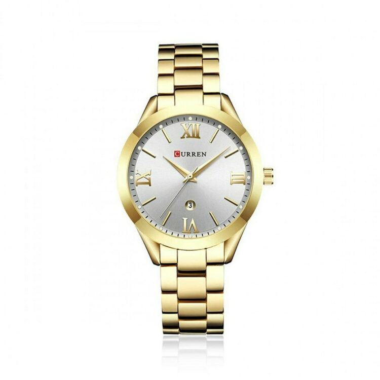 Γυναικείο ρολόι CURREN 9007 Gold-White