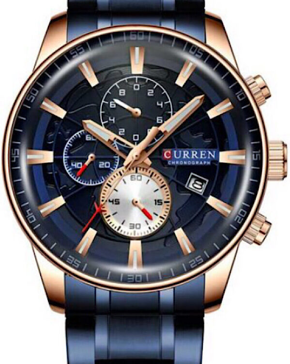 Ανδρικό Ρολόι Curren 8362 Blue με χρονογράφους Blue