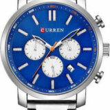 Ανδρικό Ρολόι Curren 8315 με χρονογράφους Silver-Blue