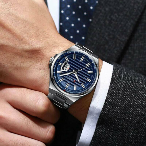 Ανδρικό Ρολόι Curren 8375 Silver Blue - Image 3