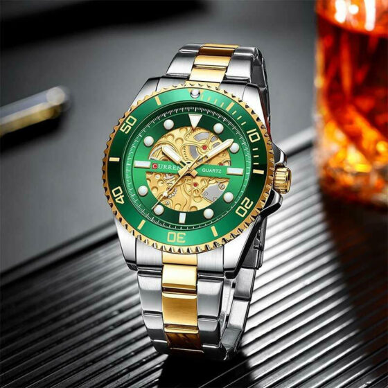 Ανδρικό Ρολόι Curren 8412 Green - Image 2