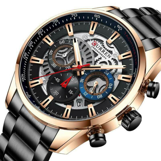 Ανδρικό Ρολόι Curren 8391 Black - Image 2