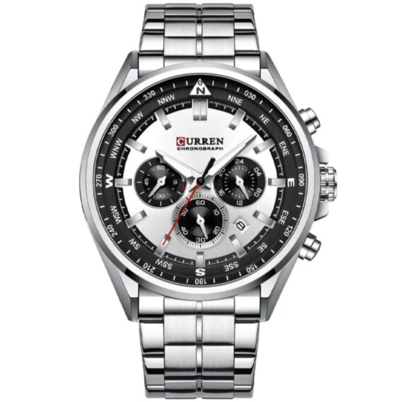 Ανδρικό Ρολόι Curren 8399 Silver