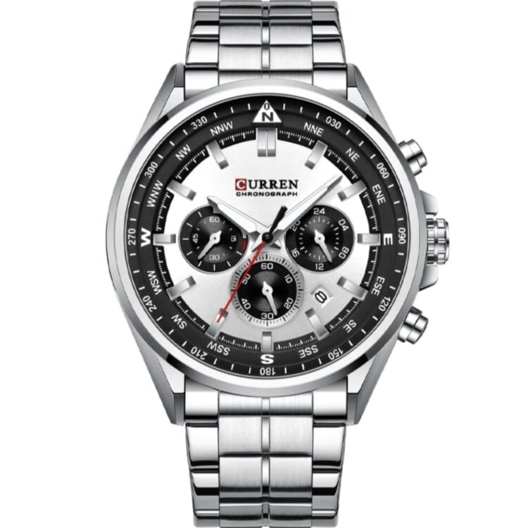 Ανδρικό Ρολόι Curren 8399 Silver