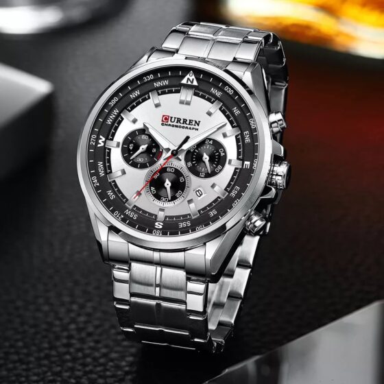 Ανδρικό Ρολόι Curren 8399 Silver - Image 2