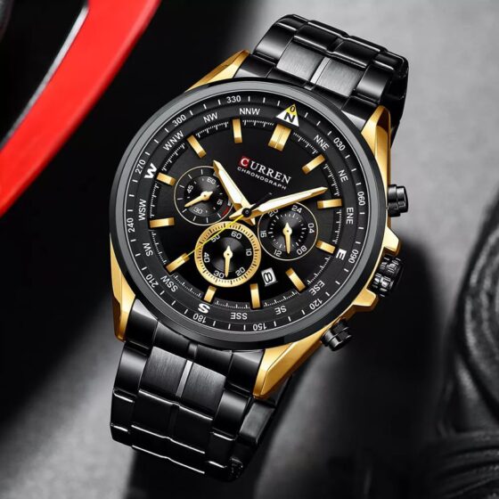 Ανδρικό Ρολόι Curren 8399 Black - Image 2