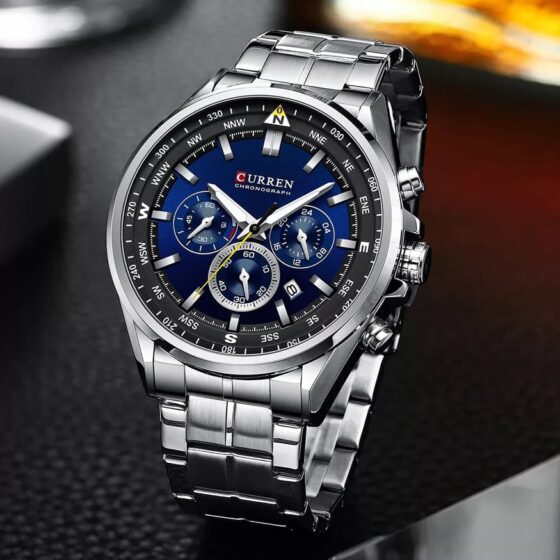 Ανδρικό Ρολόι Curren 8399 Silver Blue - Image 2