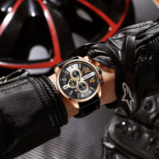 Curren 8393 Black Rose Ανδρικό ρολόι - Image 3