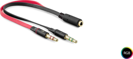 Ενσύρματα ακουστικά GM036 Gaming Headset (Κόκκινο) - Image 3
