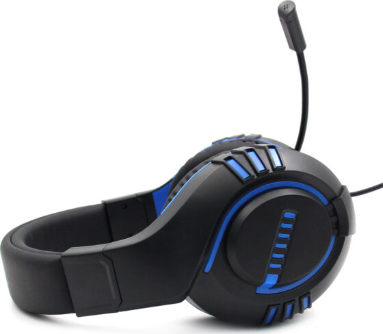 KOMC G325 Ενσύρματο Gaming Headset With light (3.5mm / USB) (Μπλε) - Image 3