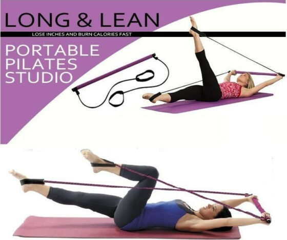 Όργανο Εκγύμνασης Πιλάτες Portable Pilates Studio (Μωβ) - Image 3