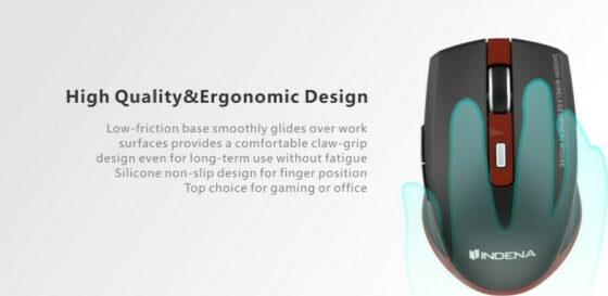 Indena G-219 Ασύρματο Gaming Ποντίκι Μπλε - Image 4