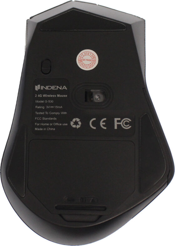 Indena G-530 Ασύρματο Ποντίκι Μαύρο - Image 3