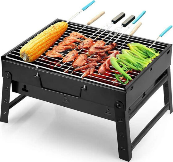 Ψησταριά Κάρβουνου 35.5x27cm Mini BBQ Grill - Image 4