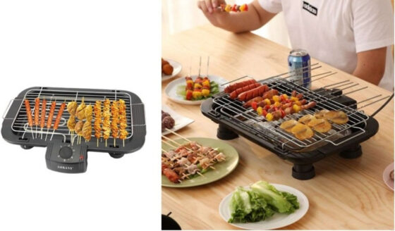 Sokany SK-273BG Ηλεκτρική Ψησταριά Σχάρας 2000W με Ρυθμιζόμενο Θερμοστάτη - Image 4