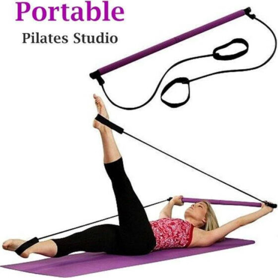 Όργανο Εκγύμνασης Πιλάτες Portable Pilates Studio (Μωβ) - Image 4