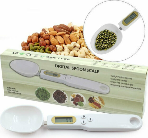 PS-100679 Ψηφιακή Ζυγαριά Κουζίνας Κουτάλι 0.5kg - Image 6