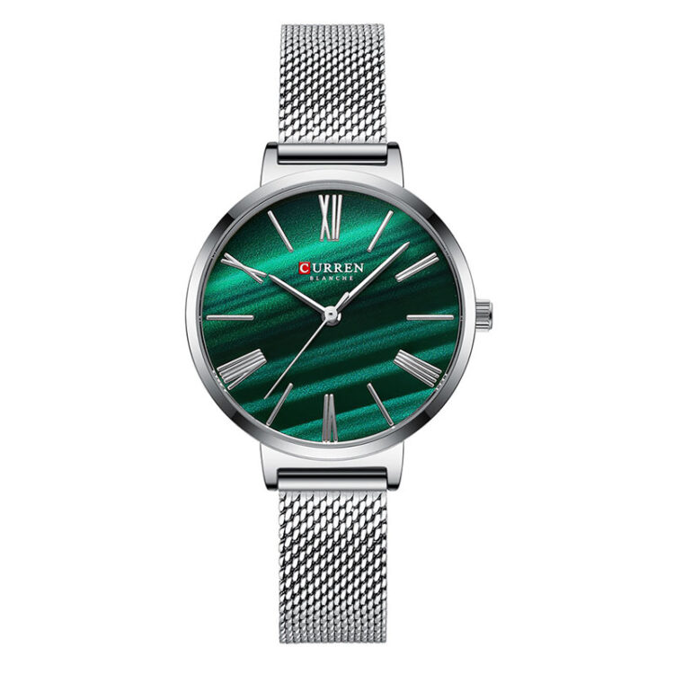Γυναικείο Ρολόι Curren 9076 Silver Green