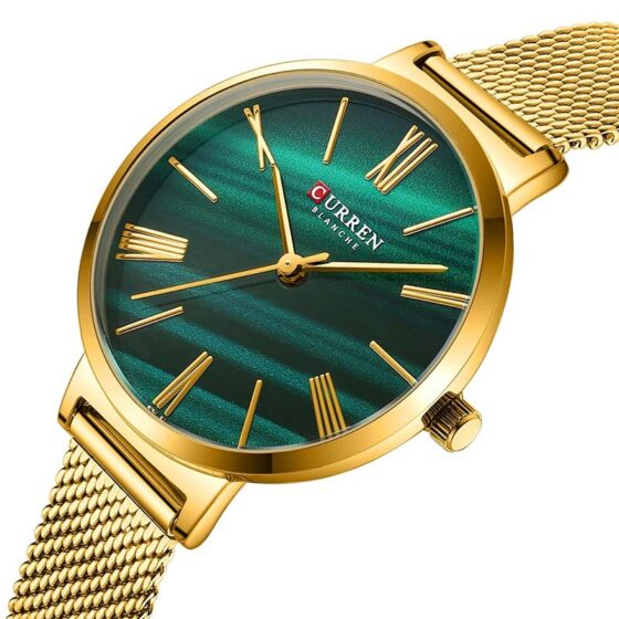 Γυναικείο Ρολόι Curren 9076 Gold Green - Image 2
