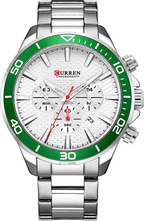 Ανδρικό Ρολόι Curren 8309 με χρονογράφους Green