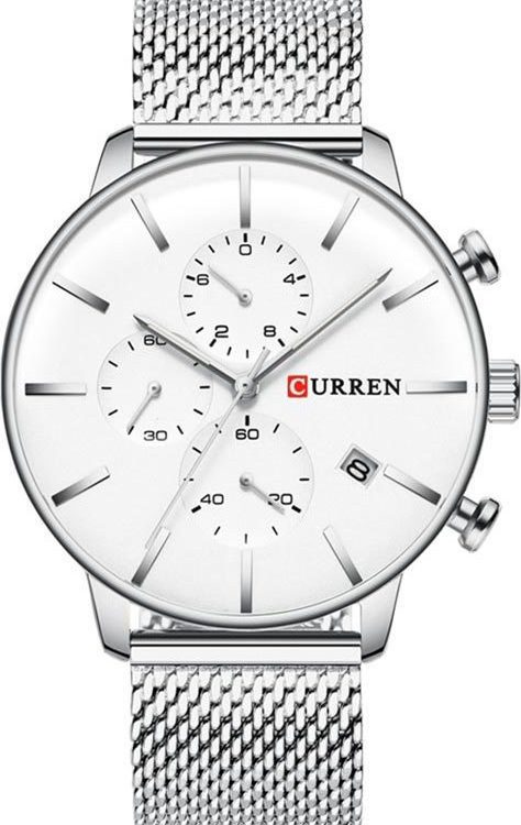 Ρολόι Curren 8339 με χρονογράφους Silver