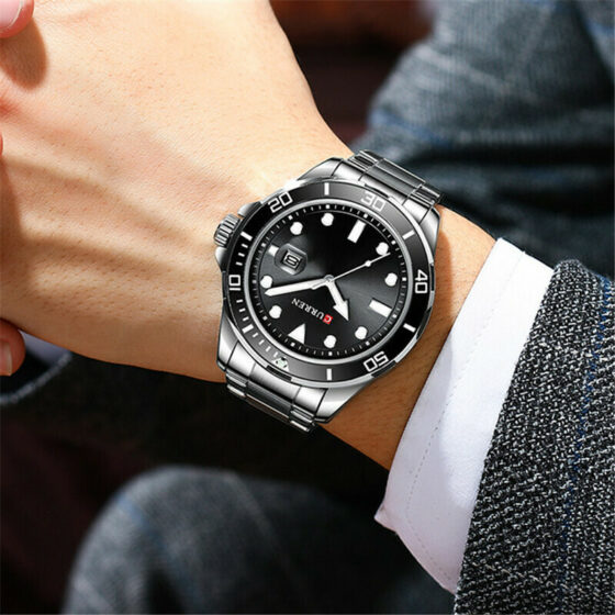 Ανδρικό Ρολόι Curren 8388 Silver Black - Image 3