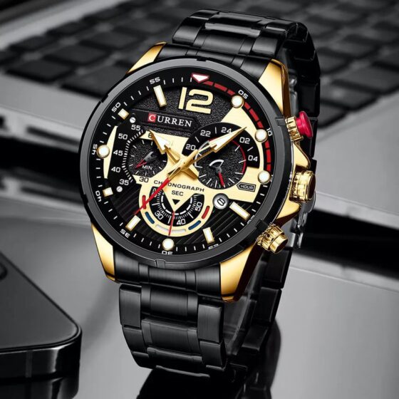 Ρολόι Curren 8395 Black Gold - Image 2