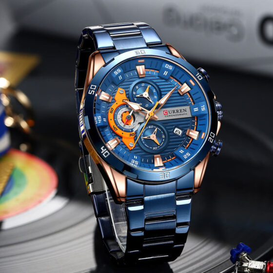Ανδρικό Ρολόι Curren 8402 Blue - Image 2