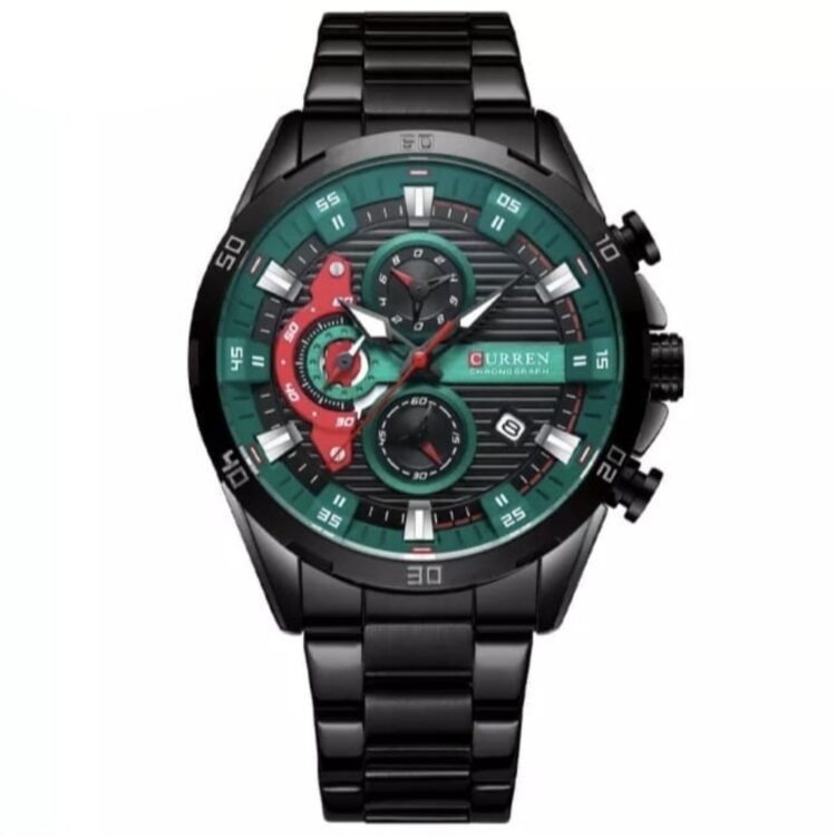 Ανδρικό Ρολόι Curren 8402 Black Green