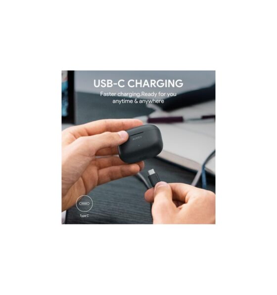 Aukey EP-T27 aptX TWS Bluetooth 5 True Wireless Earbuds with CVC 8.0 Noise Reduction - Image 2
