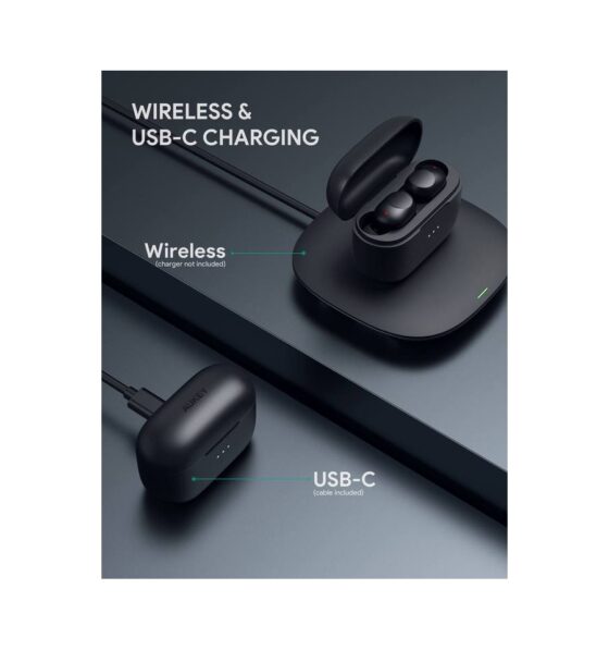 Aukey EP-T31 In-ear Bluetooth Handsfree Μαύρο - Image 3