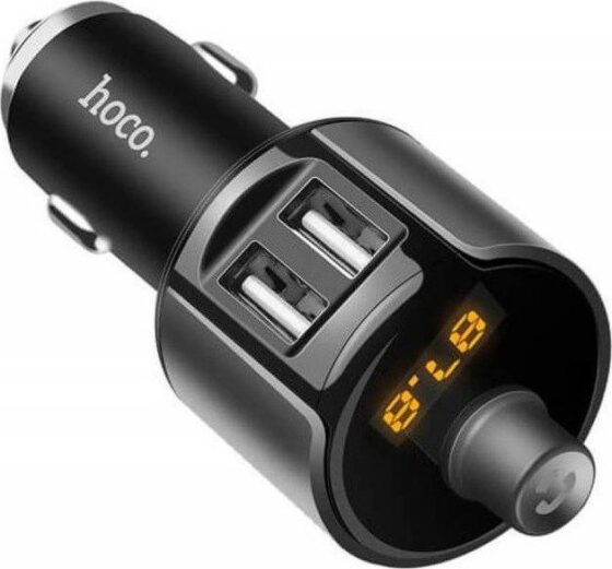 Hoco FM Transmitter Αυτοκινήτου E19 Smart με USB - Image 2