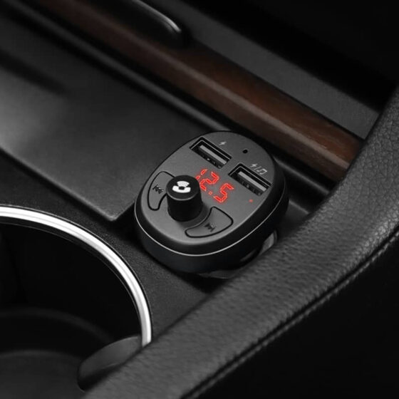 Hoco FM Transmitter Αυτοκινήτου E41 με USB - Image 3