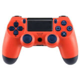 Doubleshock Ασύρματο Gamepad για PS4 Πορτοκαλί