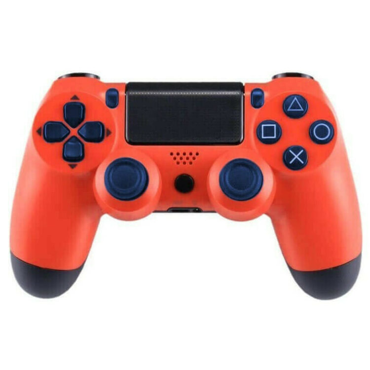 Doubleshock Ασύρματο Gamepad για PS4 Πορτοκαλί