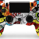 Doubleshock Ασύρματο Gamepad για PS4 Πολύχρωμο