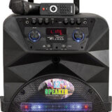 Σύστημα Karaoke με Ασύρματo Μικρόφωνo Meirende K5-12 σε Μαύρο Χρώμα