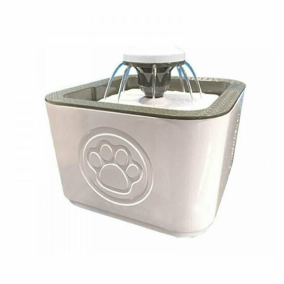 Pet Water Fountain Αυτόματη Ποτίστρα/Συντριβάνι Γάτας Γκρι 2.5lt