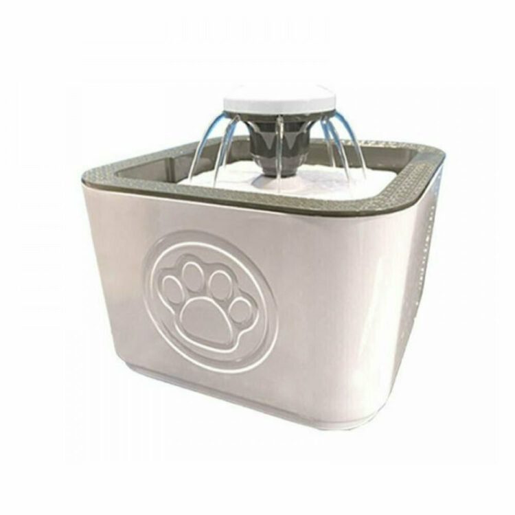 Pet Water Fountain Αυτόματη Ποτίστρα/Συντριβάνι Γάτας Γκρι 2.5lt