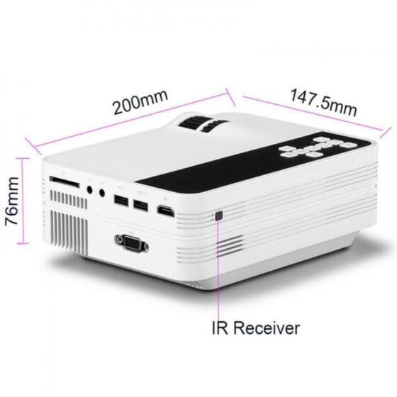 Andowl Q-A17 Mini Projector Λάμπας LED Λευκός - Image 2