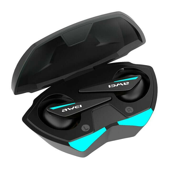Awei T23 TWS In-ear Bluetooth Handsfree Ακουστικά με Αντοχή στον Ιδρώτα και Θήκη Φόρτισης Μαύρα