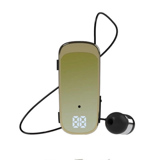 Fineblue K65 In-ear Bluetooth Handsfree Ακουστικό Χρυσό