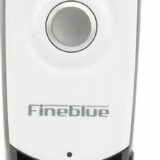 Fineblue F960 In-ear Bluetooth Handsfree Ακουστικό Πέτου Λευκό