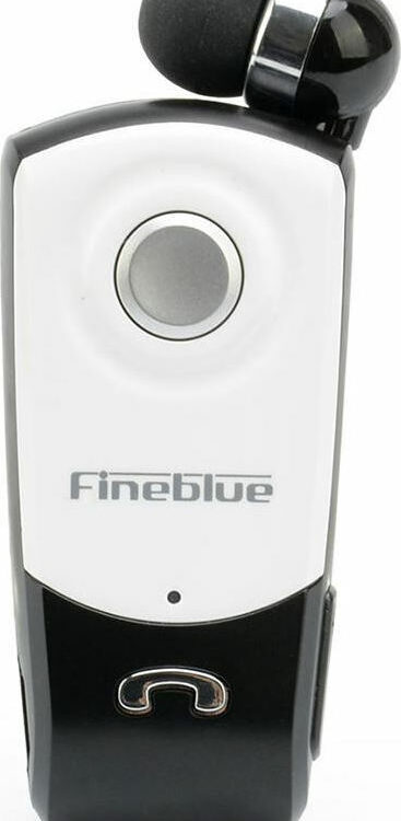 Fineblue F960 In-ear Bluetooth Handsfree Ακουστικό Πέτου Λευκό