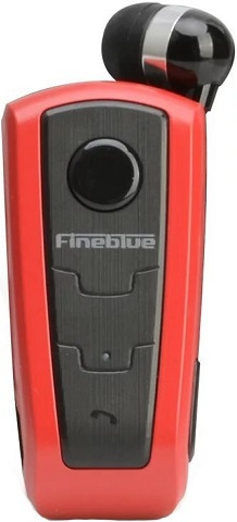 Fineblue F910 In-ear Bluetooth Handsfree Ακουστικό Κόκκινο
