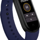 M6 Smart Band με Παλμογράφο Ανοικτό Μπλε
